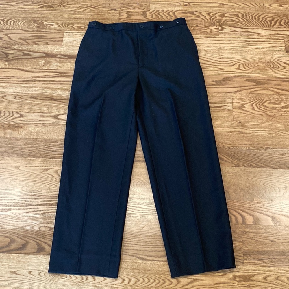 Mens WAHmaker frontier clothing black cotton pant western Victorian